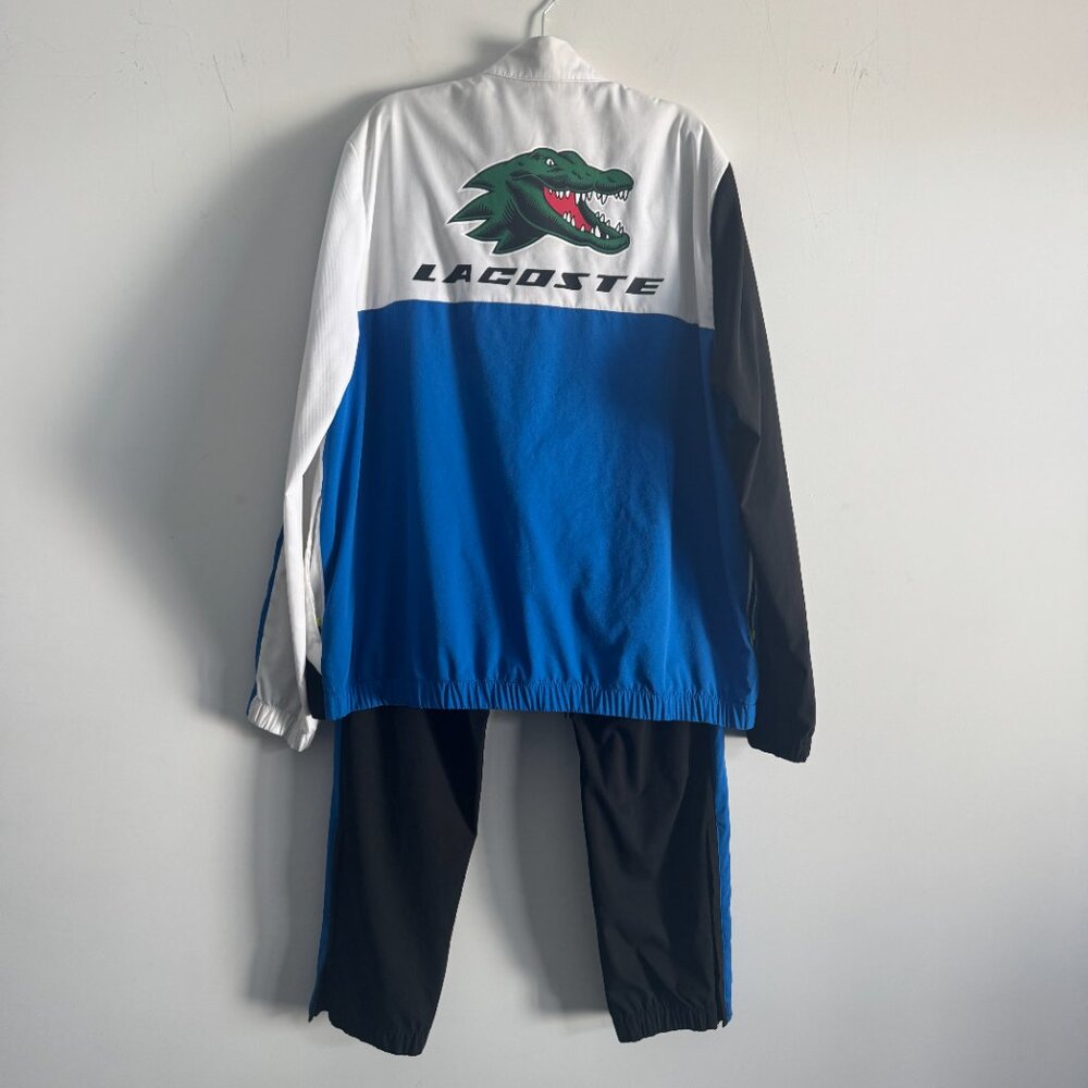 Lacoste Men's SPORT Iconic Crocodile Print 2 pieces Sweatsuit, Size XL - Picture 9 of 17